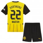 Günstige Fußballtrikots Borussia Dortmund Maatsen 22 Kinder Heimtrikot 2024-25 Kurzarm